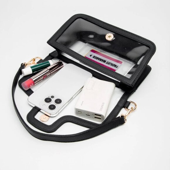 NWT PINK Stadium Approved Clear Crossbody Shoulder Bag Gameday & Concert purse - Picture 3 of 6